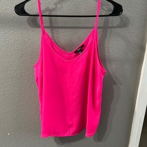 Neon pink Forever 21 tank top
